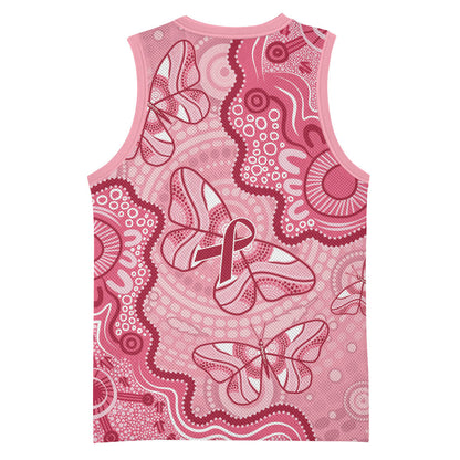 Australia Indigenous Mother's Day Basketball Jersey Breast Cancer Survivor