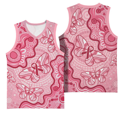 Australia Indigenous Mother's Day Basketball Jersey Breast Cancer Survivor