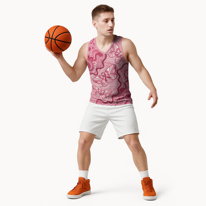 Australia Indigenous Mother's Day Basketball Jersey Breast Cancer Survivor