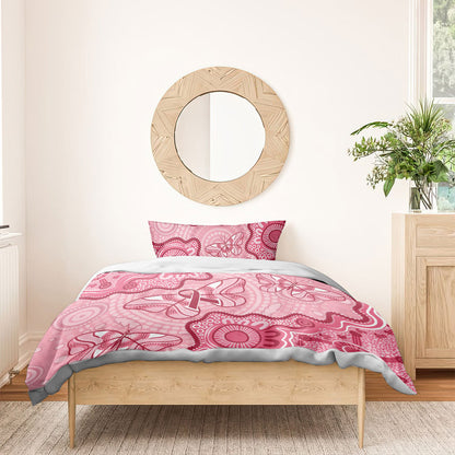 Australia Indigenous Mother's Day Bedding Set Breast Cancer Survivor