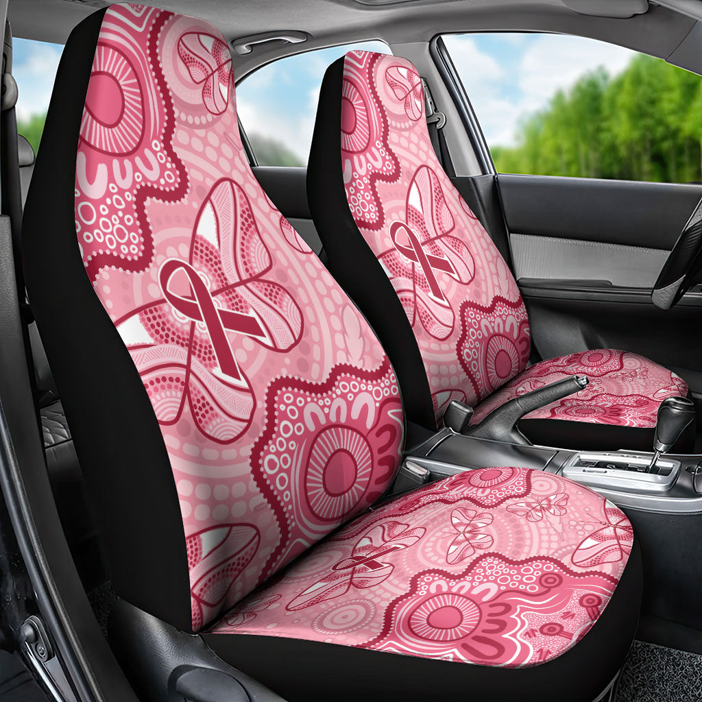 Australia Indigenous Mother's Day Car Seat Cover Breast Cancer Survivor