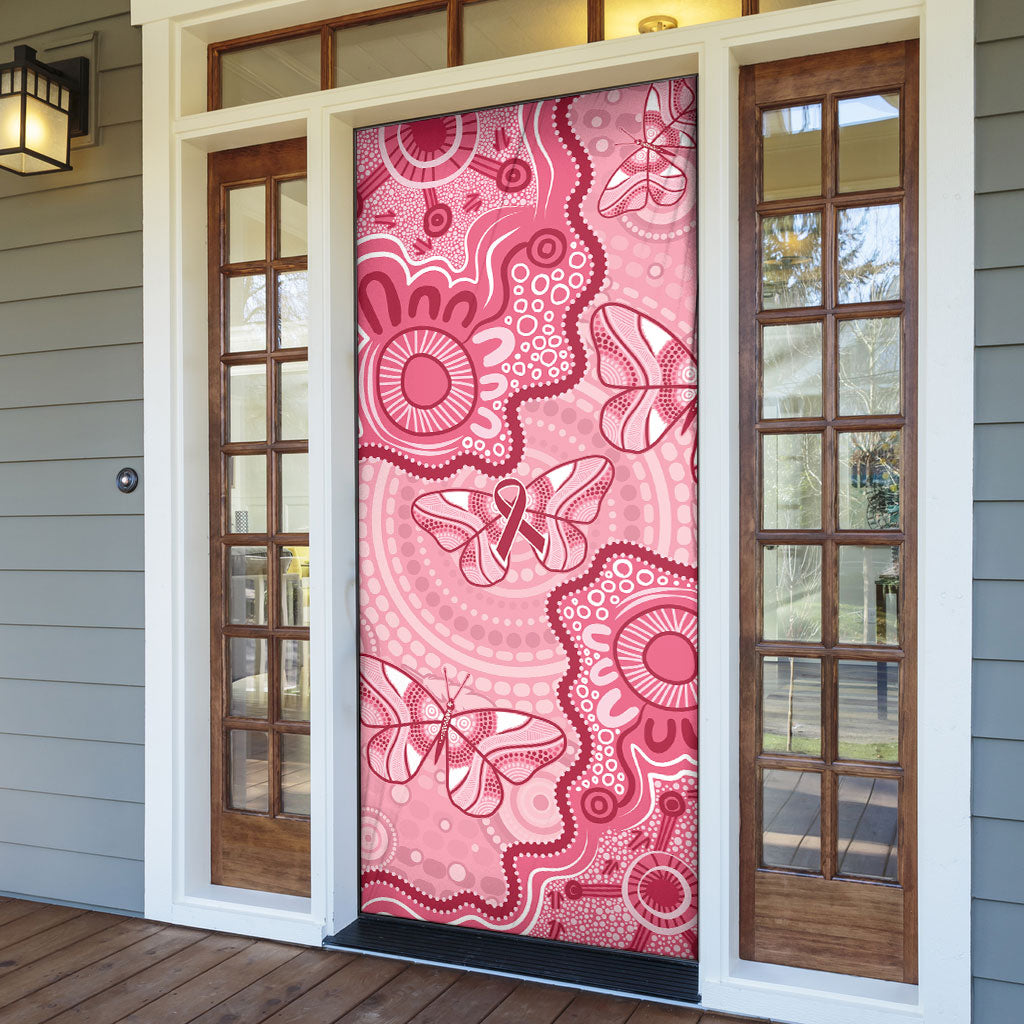 Australia Indigenous Mother's Day Door Cover Breast Cancer Survivor