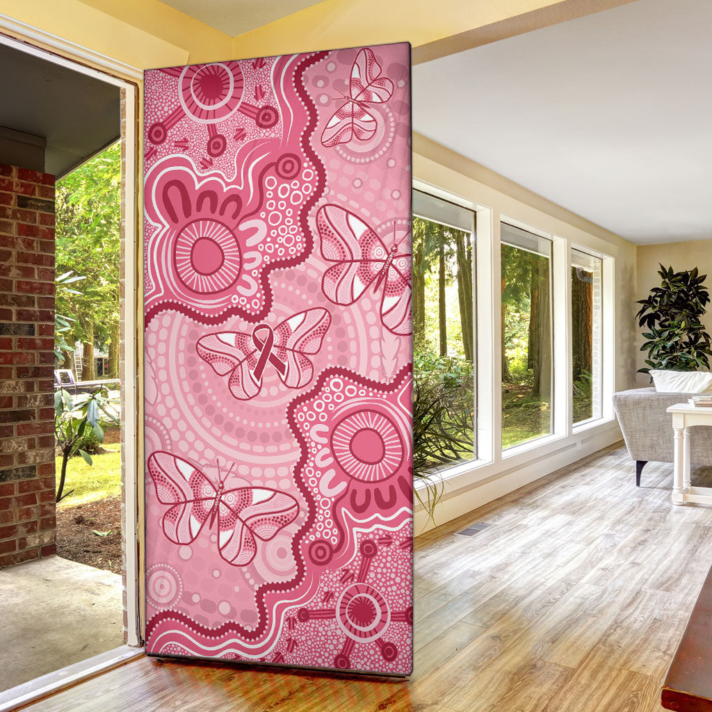 Australia Indigenous Mother's Day Door Cover Breast Cancer Survivor