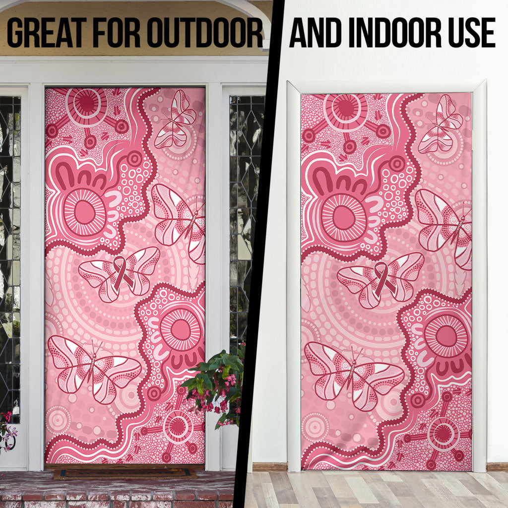 Australia Indigenous Mother's Day Door Cover Breast Cancer Survivor