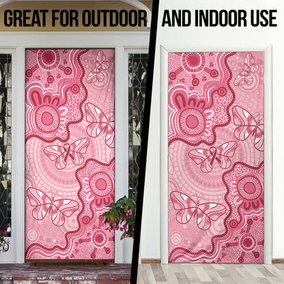Australia Indigenous Mother's Day Door Cover Breast Cancer Survivor