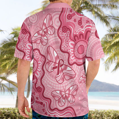 Australia Indigenous Mother's Day Hawaiian Shirt Breast Cancer Survivor