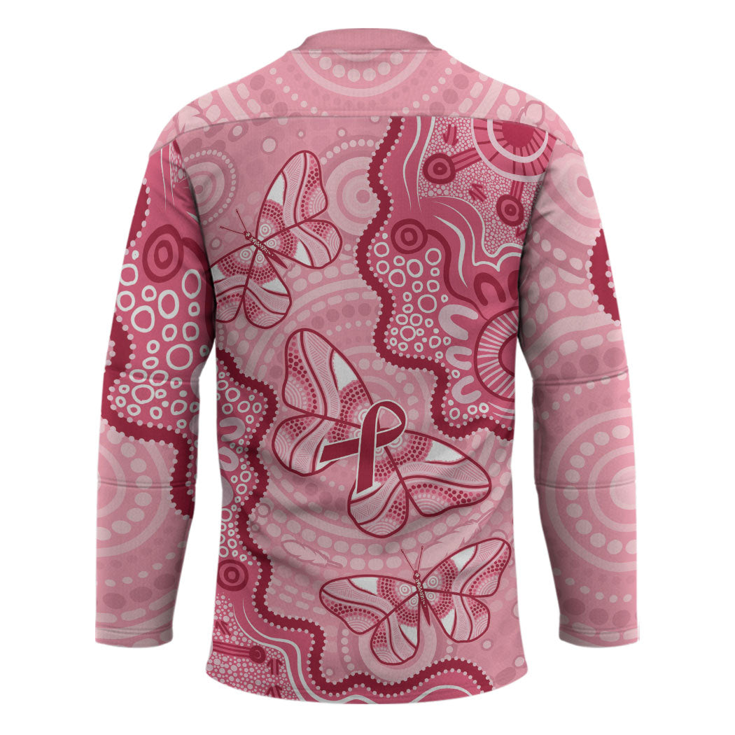 Australia Indigenous Mother's Day Hockey Jersey Breast Cancer Survivor