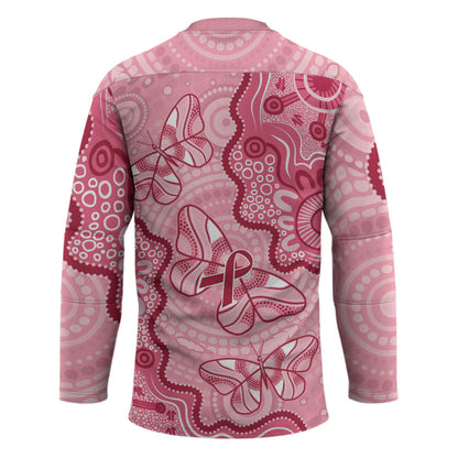 Australia Indigenous Mother's Day Hockey Jersey Breast Cancer Survivor