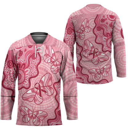 Australia Indigenous Mother's Day Hockey Jersey Breast Cancer Survivor