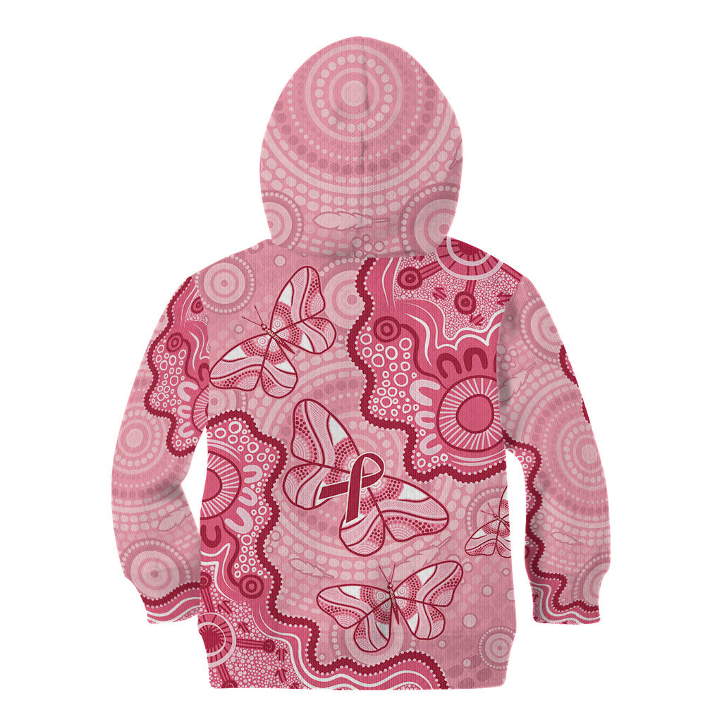 Australia Indigenous Mother's Day Kid Hoodie Breast Cancer Survivor