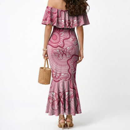 Australia Indigenous Mother's Day Mermaid Dress Breast Cancer Survivor