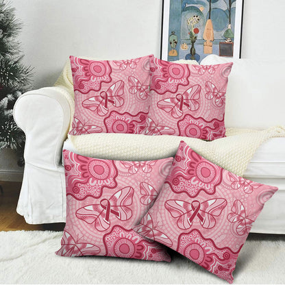 Australia Indigenous Mother's Day Pillow Cover Breast Cancer Survivor