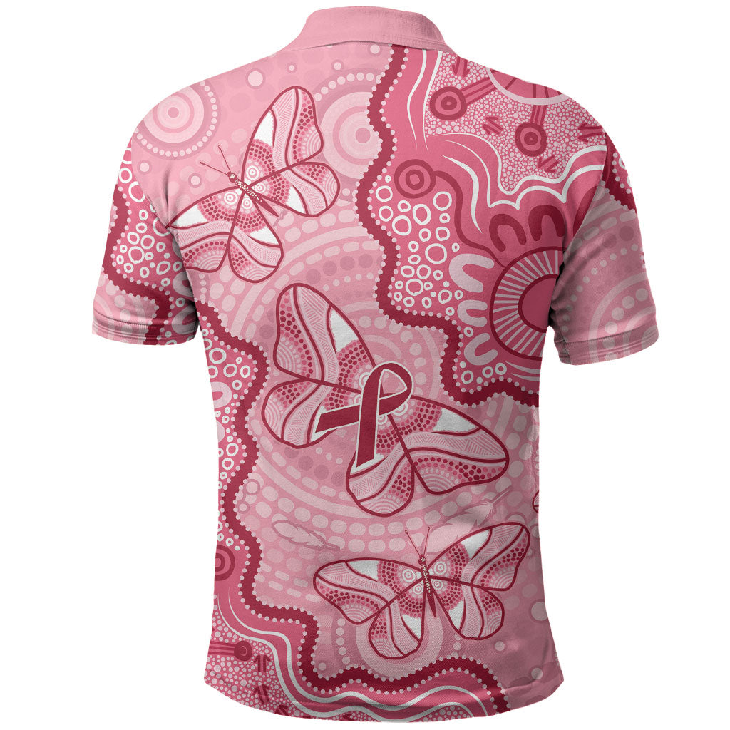 Australia Indigenous Mother's Day Polo Shirt Breast Cancer Survivor