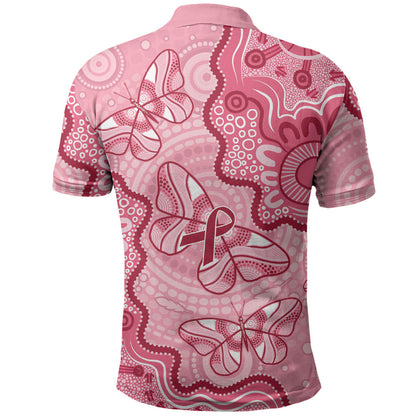 Australia Indigenous Mother's Day Polo Shirt Breast Cancer Survivor