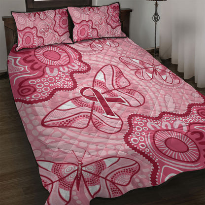 Australia Indigenous Mother's Day Quilt Bed Set Breast Cancer Survivor