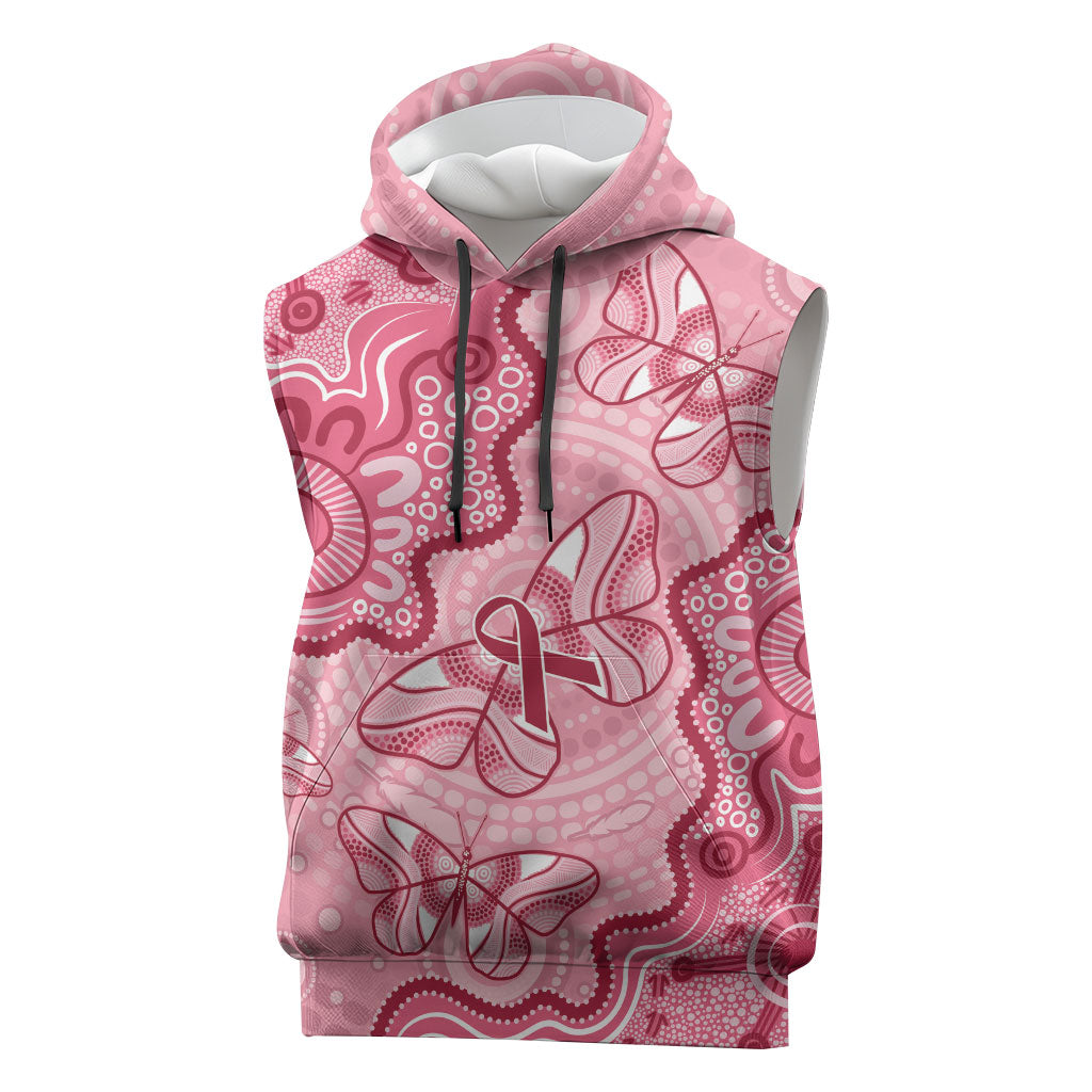 Australia Indigenous Mother's Day Sleeveless Hoodie Breast Cancer Survivor