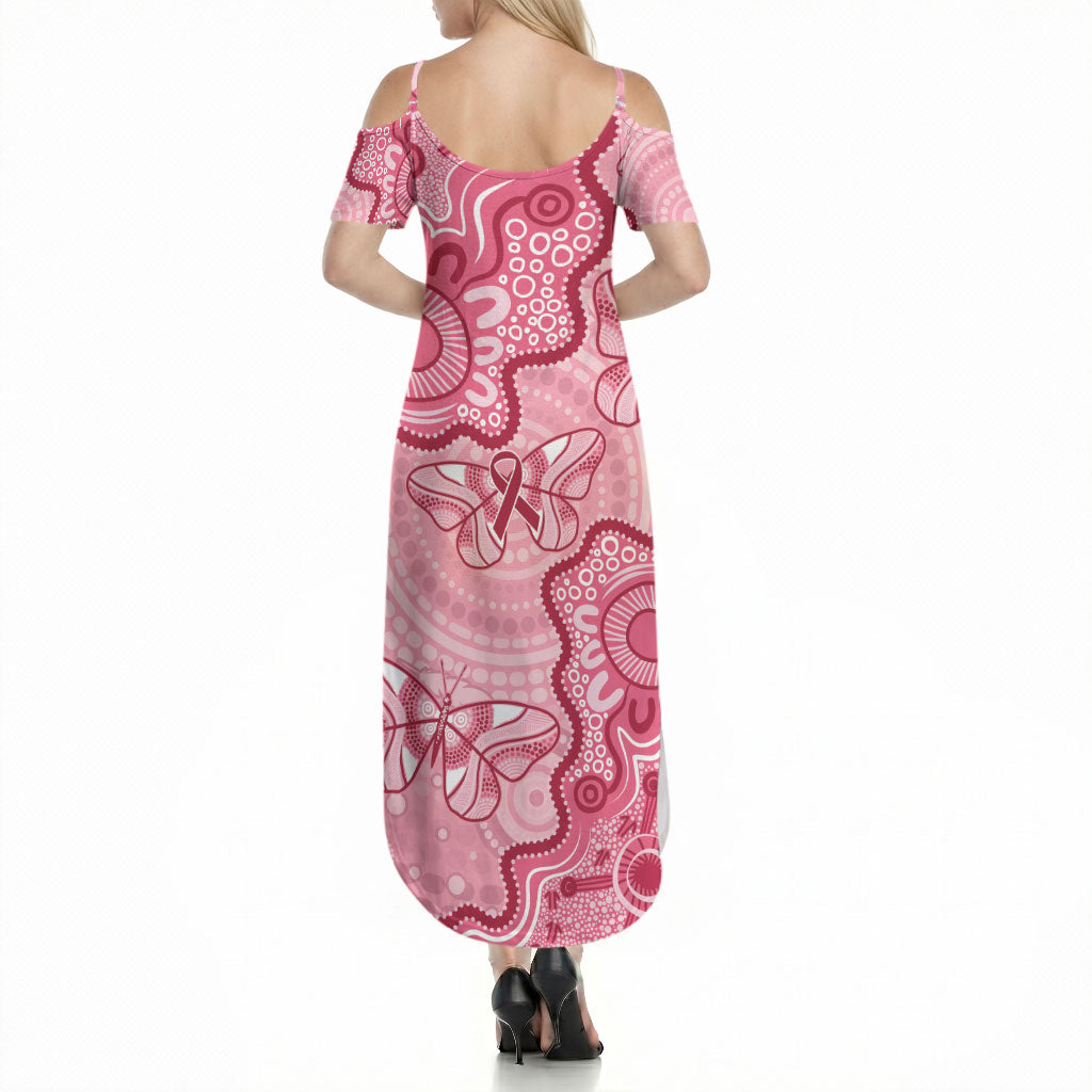 Australia Indigenous Mother's Day Summer Maxi Dress Breast Cancer Survivor