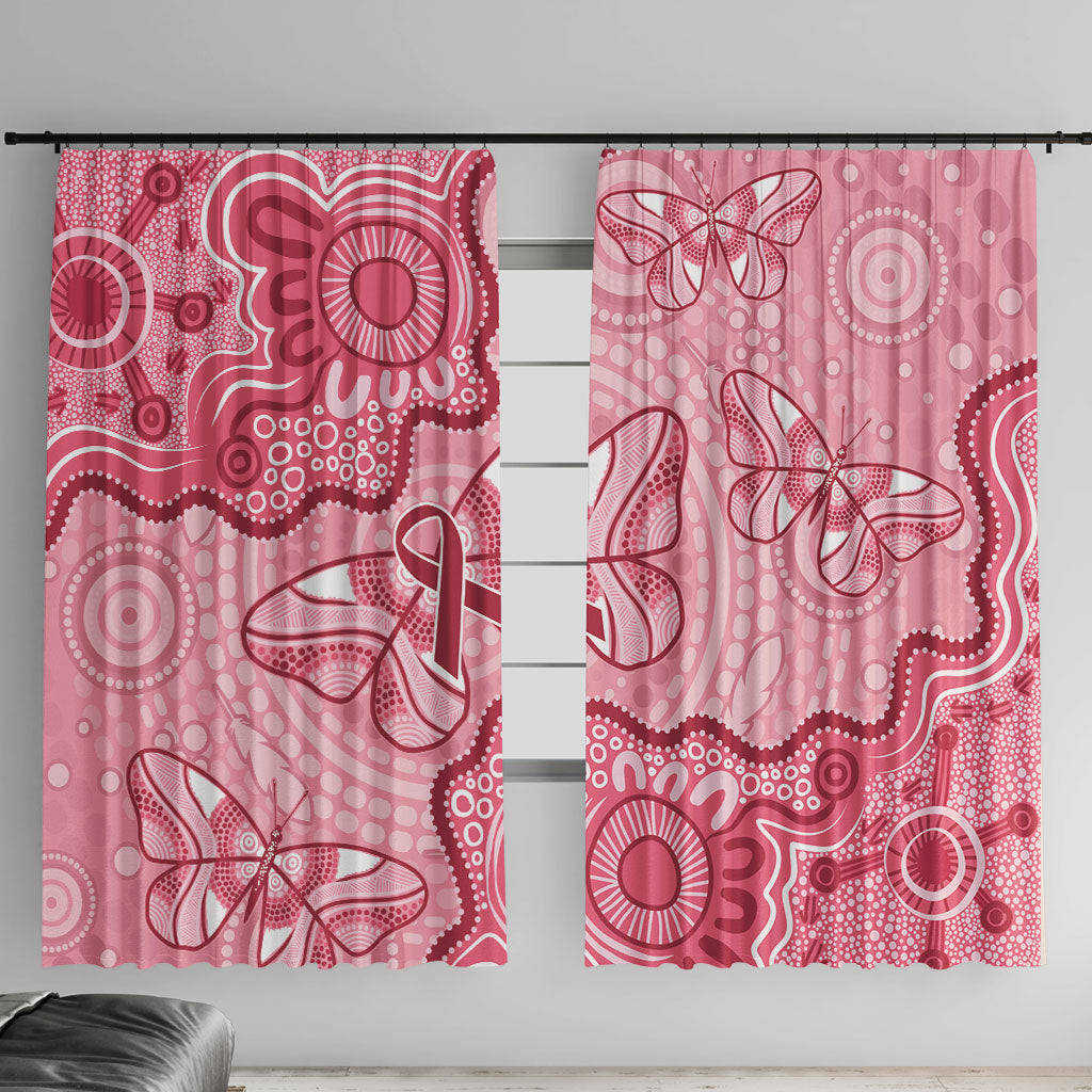 Australia Indigenous Mother's Day Window Curtain Breast Cancer Survivor