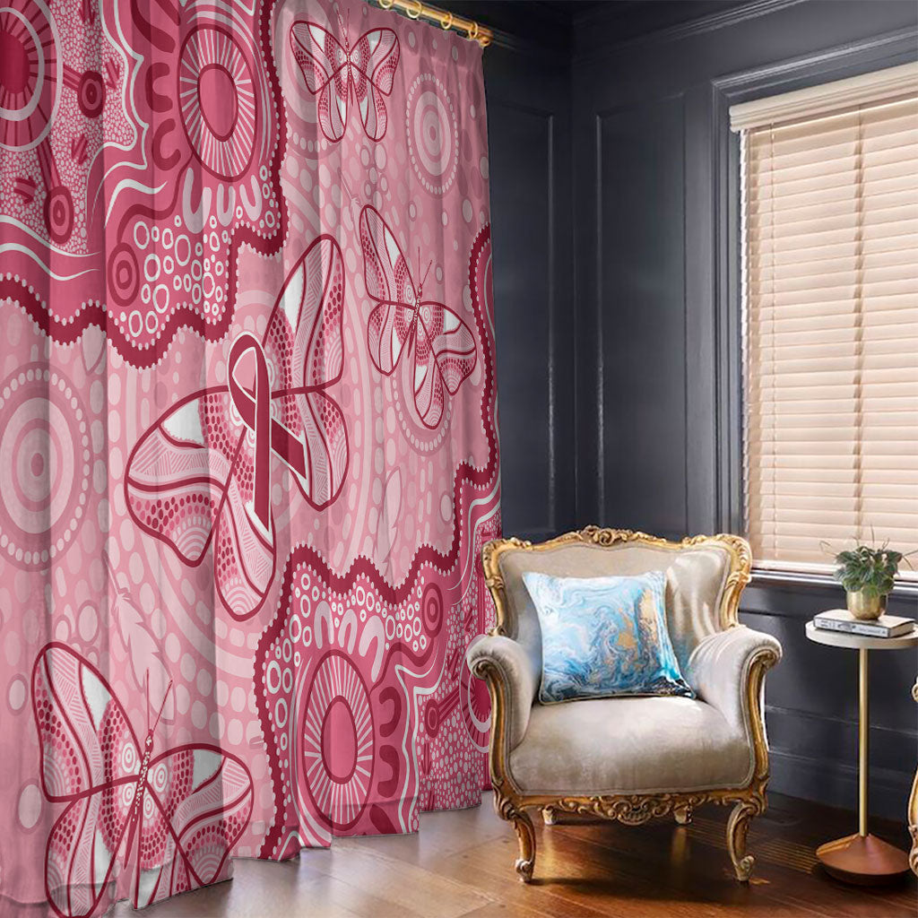 Australia Indigenous Mother's Day Window Curtain Breast Cancer Survivor