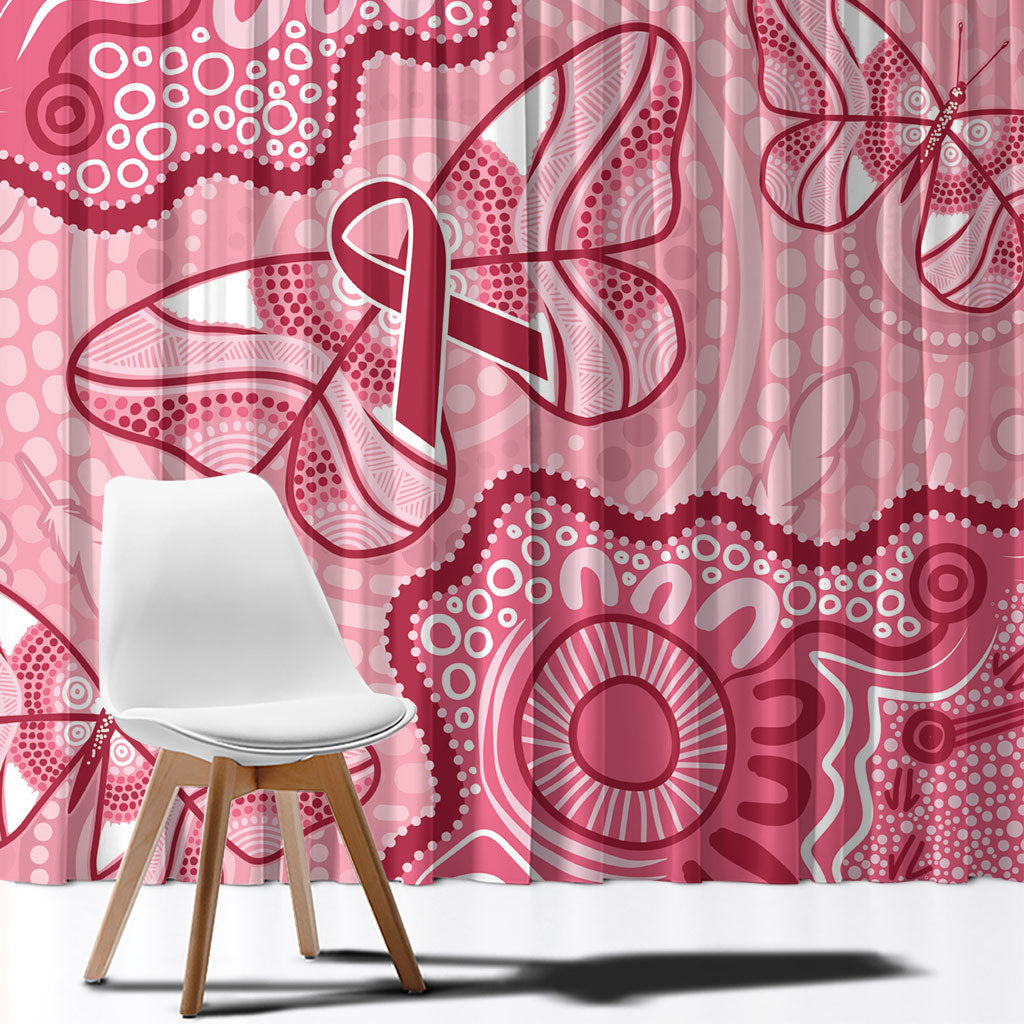 Australia Indigenous Mother's Day Window Curtain Breast Cancer Survivor