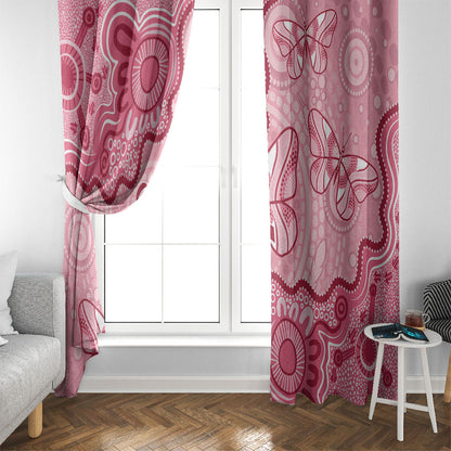 Australia Indigenous Mother's Day Window Curtain Breast Cancer Survivor