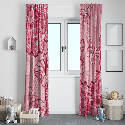 Australia Indigenous Mother's Day Window Curtain Breast Cancer Survivor