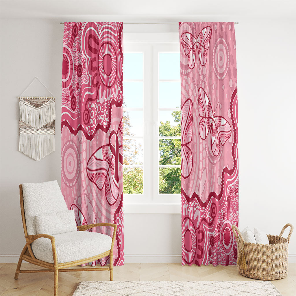 Australia Indigenous Mother's Day Window Curtain Breast Cancer Survivor