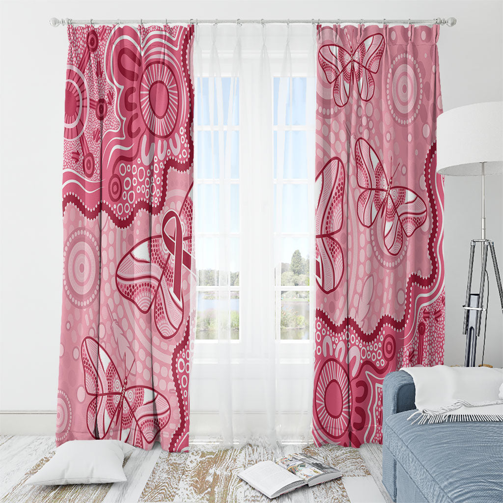 Australia Indigenous Mother's Day Window Curtain Breast Cancer Survivor