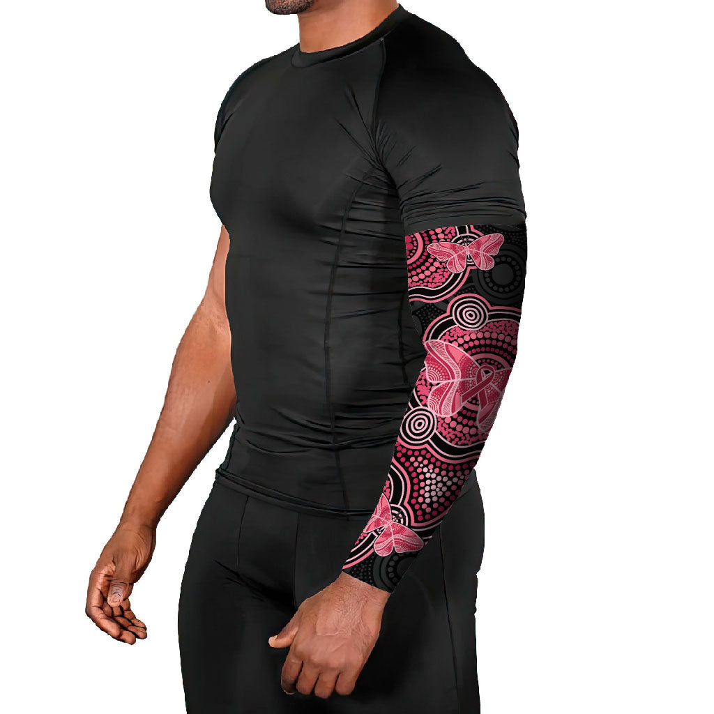 Australia Indigenous Mother's Day Arm Sleeves Aboriginal Breast Cancer Ribbon
