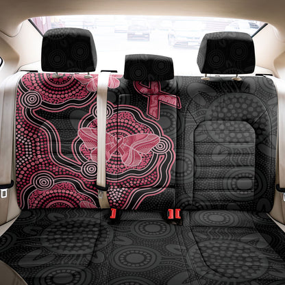 Australia Indigenous Mother's Day Back Car Seat Cover Aboriginal Breast Cancer Ribbon