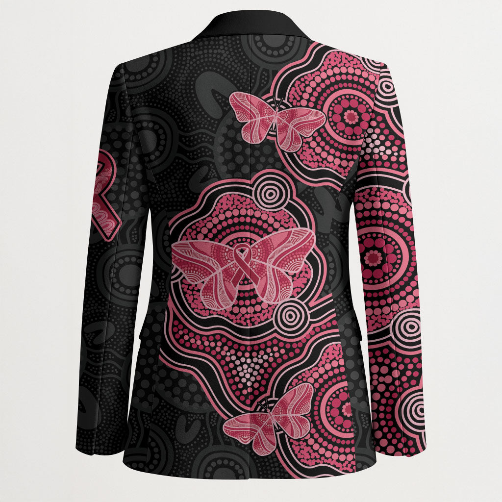 Australia Indigenous Mother's Day Blazer Aboriginal Breast Cancer Ribbon