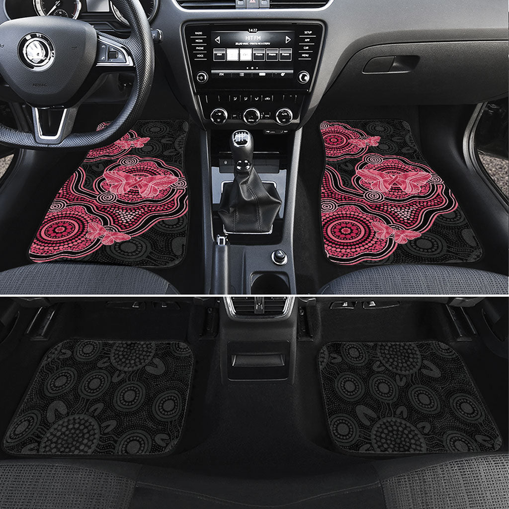 Australia Indigenous Mother's Day Car Mats Aboriginal Breast Cancer Ribbon
