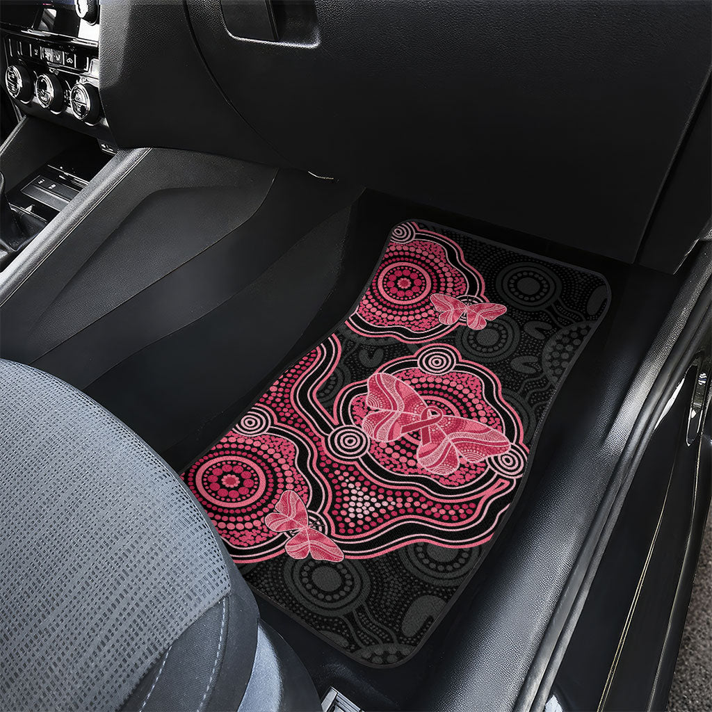 Australia Indigenous Mother's Day Car Mats Aboriginal Breast Cancer Ribbon