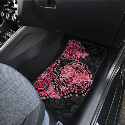 Australia Indigenous Mother's Day Car Mats Aboriginal Breast Cancer Ribbon