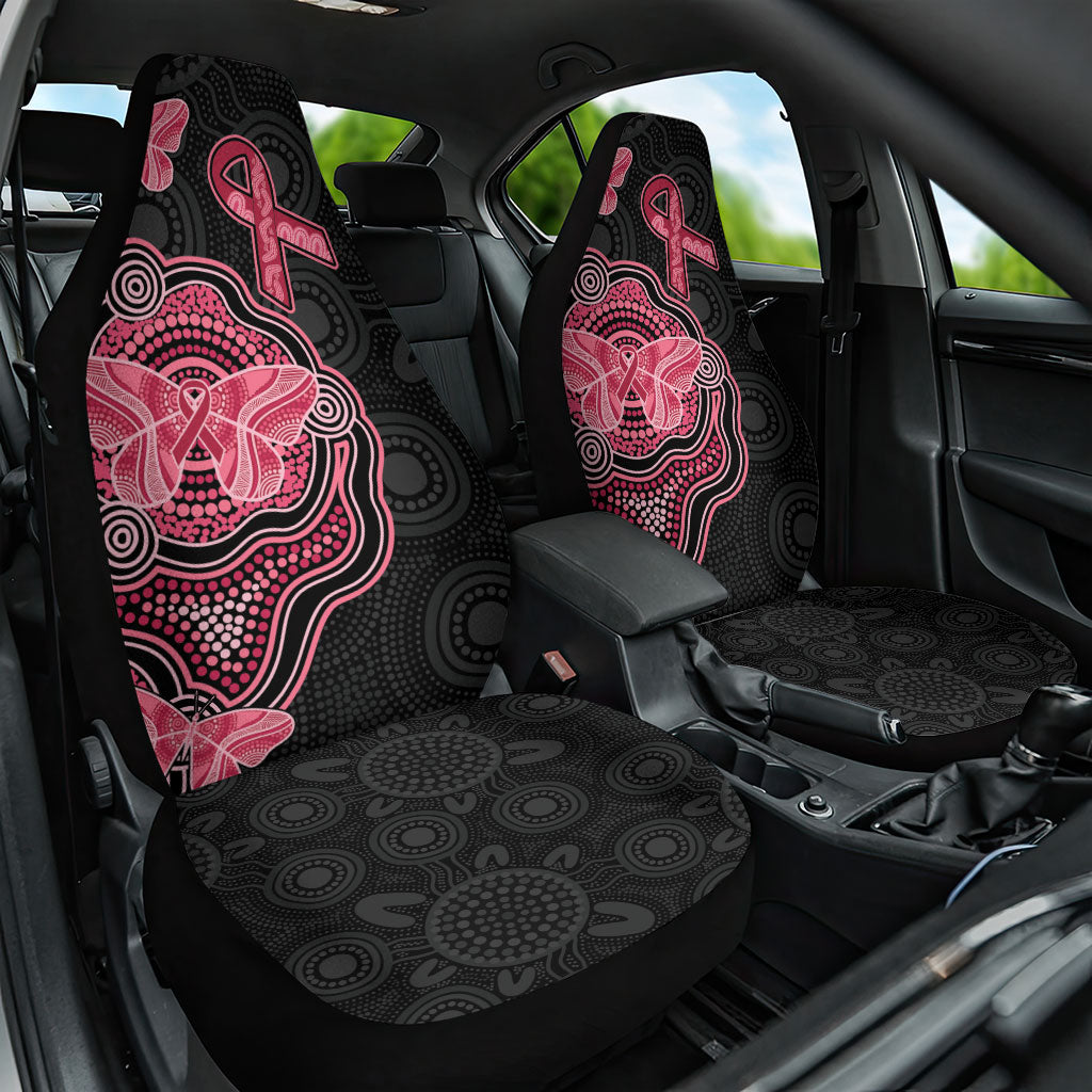 Australia Indigenous Mother's Day Car Seat Cover Aboriginal Breast Cancer Ribbon
