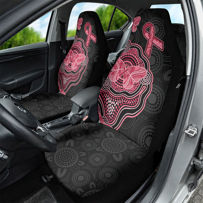 Australia Indigenous Mother's Day Car Seat Cover Aboriginal Breast Cancer Ribbon