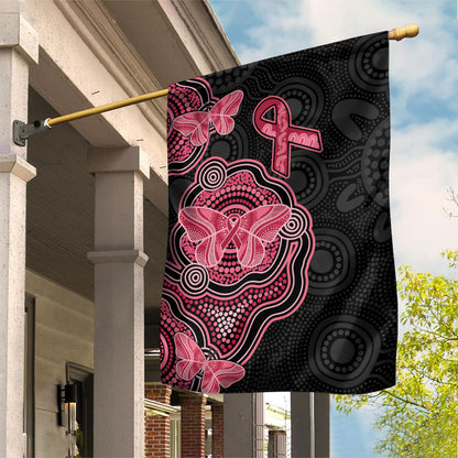 Australia Indigenous Mother's Day Garden Flag Aboriginal Breast Cancer Ribbon