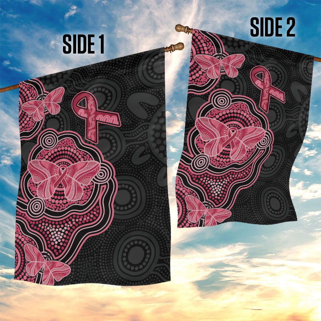 Australia Indigenous Mother's Day Garden Flag Aboriginal Breast Cancer Ribbon