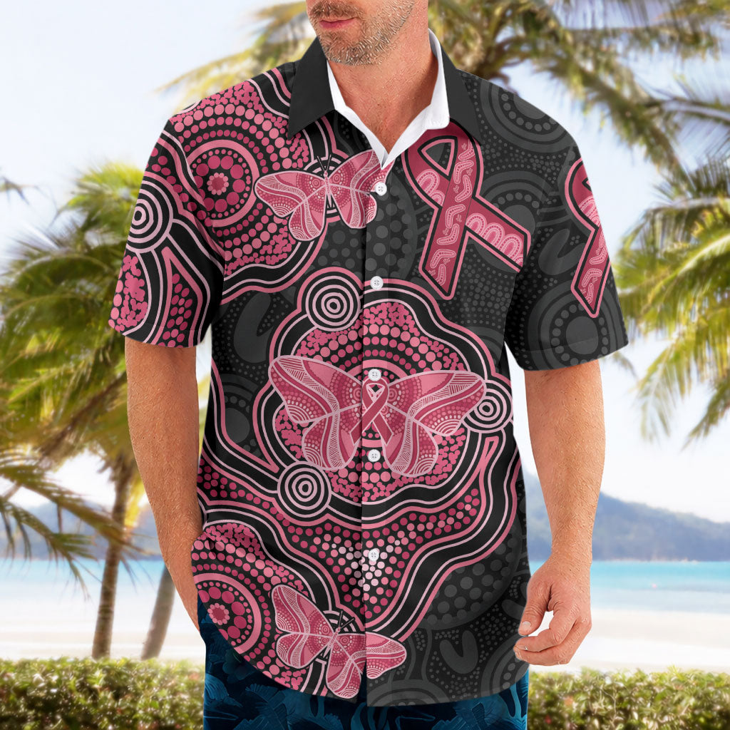Australia Indigenous Mother's Day Hawaiian Shirt Aboriginal Breast Cancer Ribbon