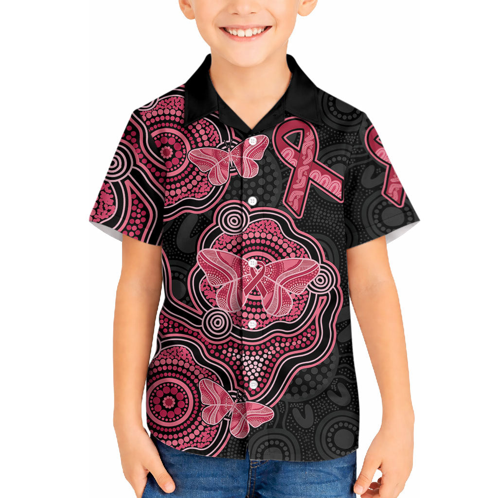 Australia Indigenous Mother's Day Hawaiian Shirt Aboriginal Breast Cancer Ribbon
