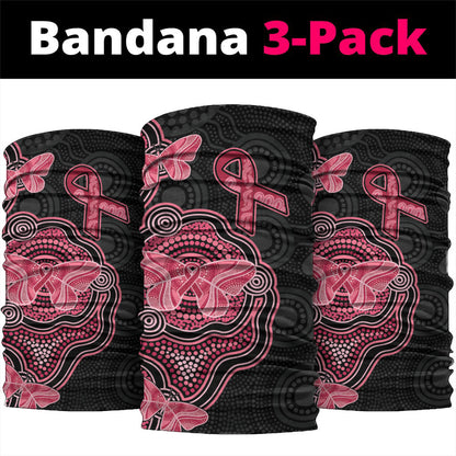 Australia Indigenous Mother's Day Neck Gaiter Aboriginal Breast Cancer Ribbon