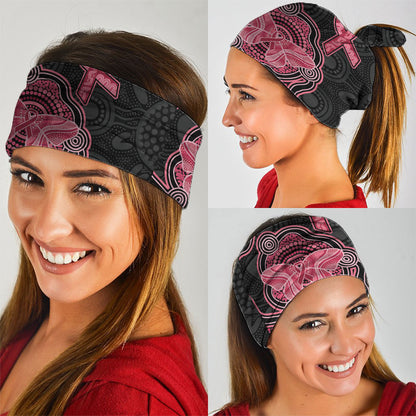 Australia Indigenous Mother's Day Neck Gaiter Aboriginal Breast Cancer Ribbon