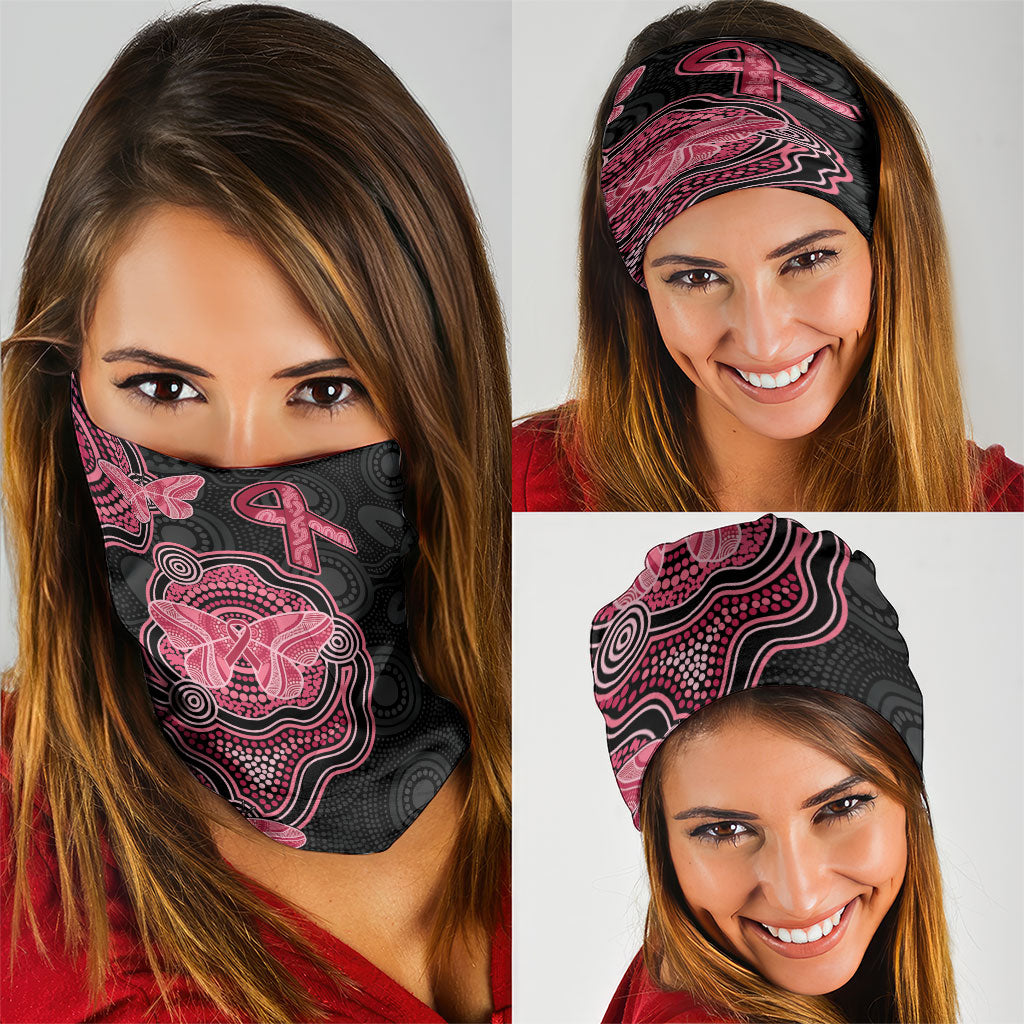 Australia Indigenous Mother's Day Neck Gaiter Aboriginal Breast Cancer Ribbon