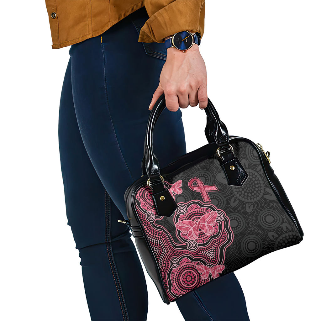 Australia Indigenous Mother's Day Shoulder Handbag Aboriginal Breast Cancer Ribbon