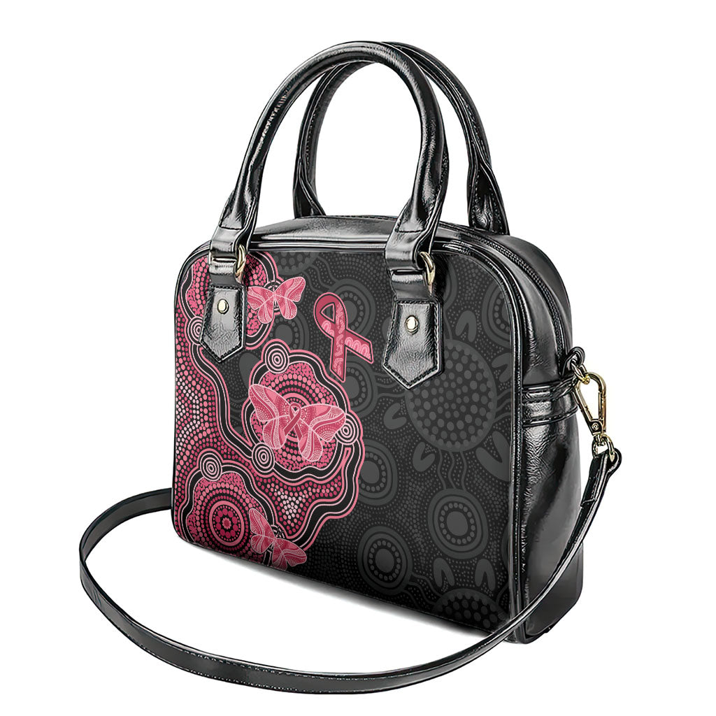 Australia Indigenous Mother's Day Shoulder Handbag Aboriginal Breast Cancer Ribbon