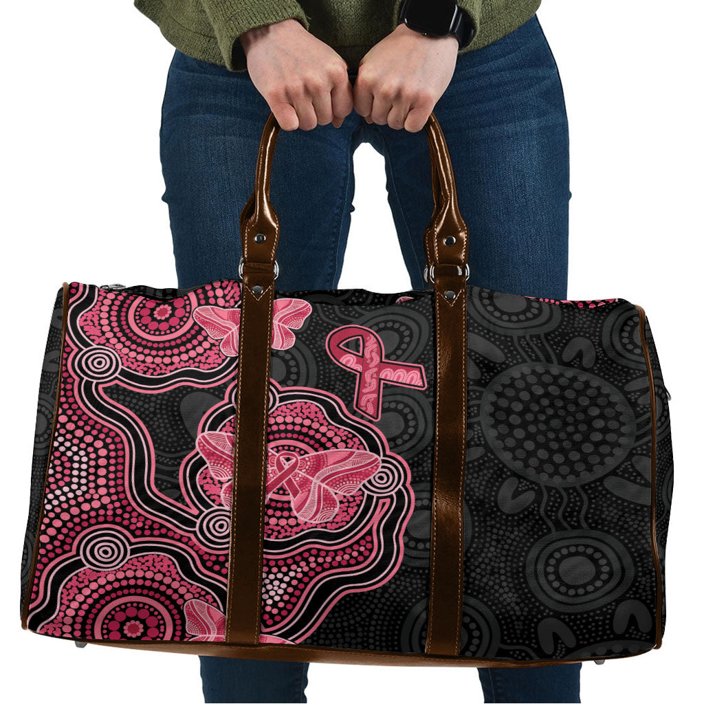 Australia Indigenous Mother's Day Travel Bag Aboriginal Breast Cancer Ribbon