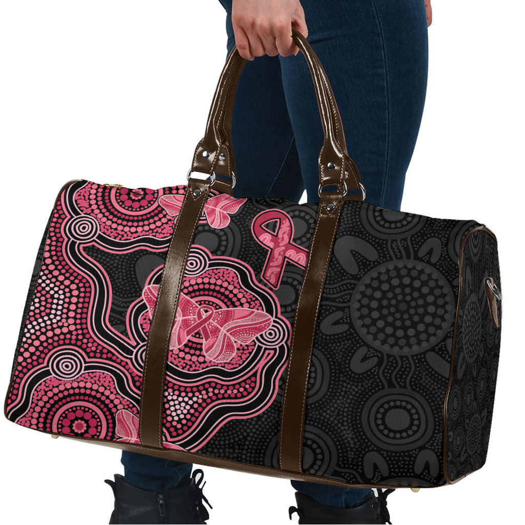 Australia Indigenous Mother's Day Travel Bag Aboriginal Breast Cancer Ribbon