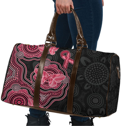 Australia Indigenous Mother's Day Travel Bag Aboriginal Breast Cancer Ribbon