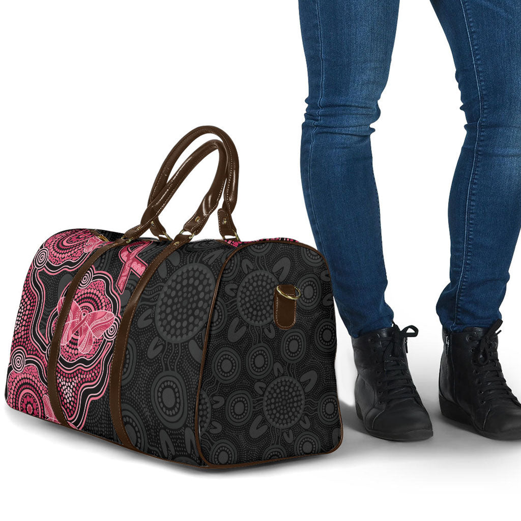 Australia Indigenous Mother's Day Travel Bag Aboriginal Breast Cancer Ribbon