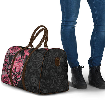 Australia Indigenous Mother's Day Travel Bag Aboriginal Breast Cancer Ribbon